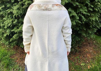 2 Delight leaf-wool and Silk jacket 600 Euros backside